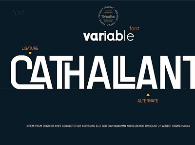 Cathra font typeface typography