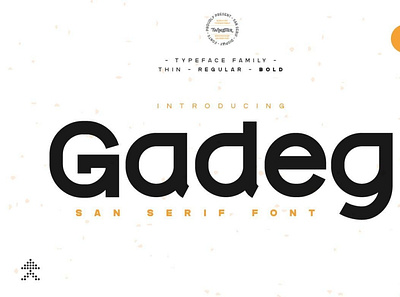 Gadeg font sansserif typeface typography