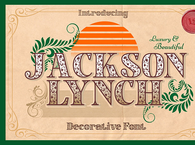 Jacksonlynch font typography vintagefont