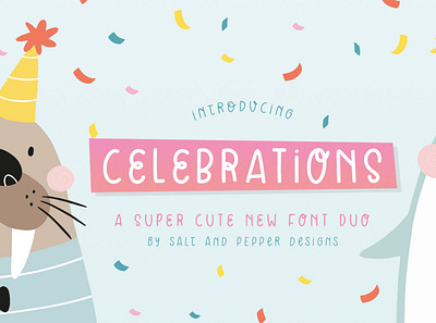 Celebrations Font Duo font handwrittenfont scriptfont typography