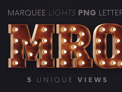 Marquee Lights - 3D Lettering