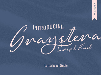 Graystera - Script Font font handwrittenfont scriptfont typography