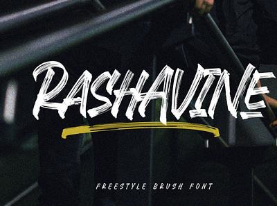 Rashavine - Street Font brushfont font handwrittenfont scriptfont typography