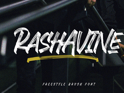 Rashavine - Street Font brushfont font handwrittenfont scriptfont typography