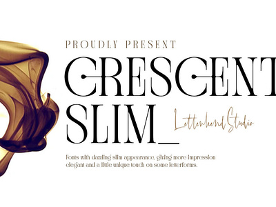 Crescent Slim - Stylish Serif Font