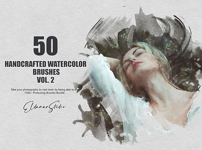 50 Handcrafted Watercolor Brushes art brush brushes painting
