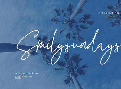 Smilysundays Signature Font font handwrittenfont scriptfont signaturefont typography