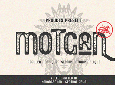 Motgan - Vintage Font Family erodedfont font texturedfont typeface typography