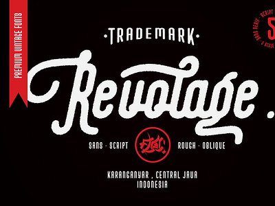 Revolage Font Family font scriptfont typeface typography