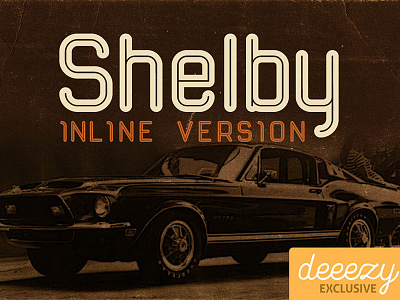 Shelby Inline - Free Font