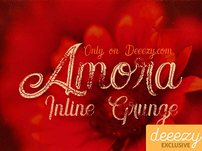 Free Font - Amora Inline Grunge cool typography deeezy font free free font free typography freebies grunge font logo typography vintage font vintage typography