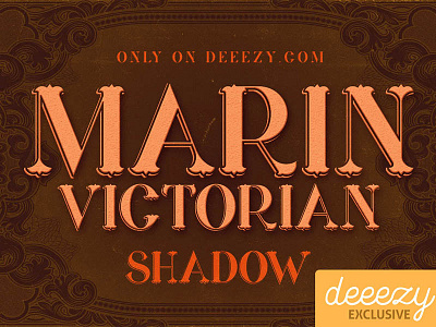 Free Font - Marin Shadow cool typography deeezy font free free font free typography freebies logo retro font typography vintage font vintage typography