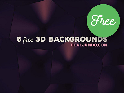 6 Free Creative 3D Backgrounds 3d 3d backgrounds abstract backgrounds free free backgrounds free downloads free graphics freebie geometric graphics polygonal