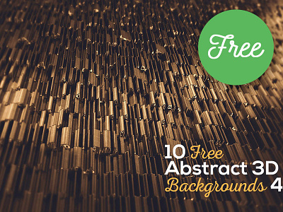 10 FREE Abstract 3D Backgrounds 4