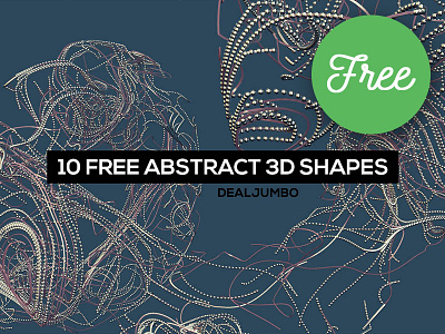 10 FREE Futuristic 3D Shapes