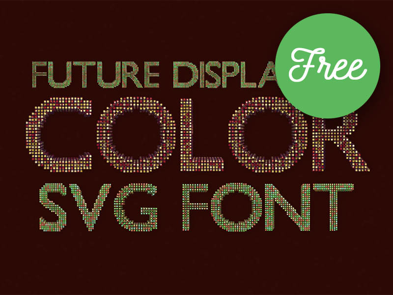 10 Free Color Svg Fonts 1 By Deeezy On Dribbble