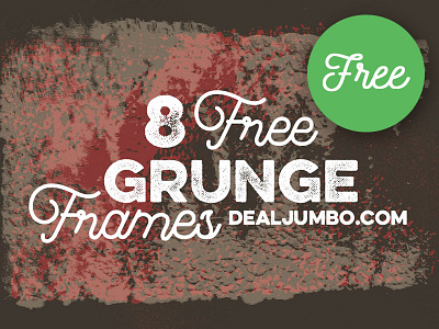 8 Free Grunge Frames artistic borders brush frames free free graphics free shapes free textures freebie grunge paint shapes