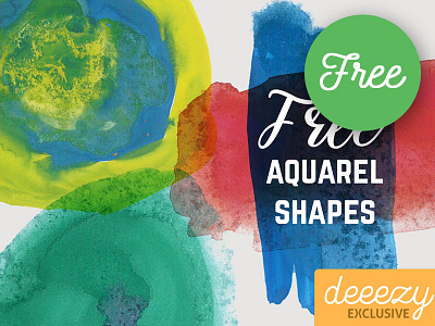 Free Aquarel Shapes