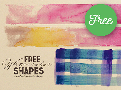 Free Abstract Watercolor Shapes abstract aquarel art artistic creative free free graphics free shapes freebie shapes watercolor