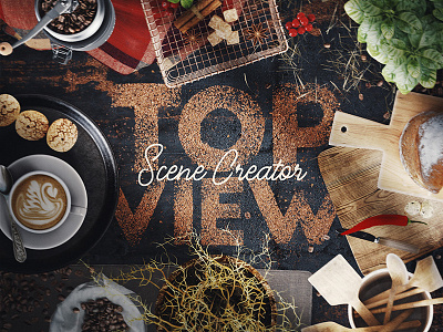 Coffee Scene Creator – Top View