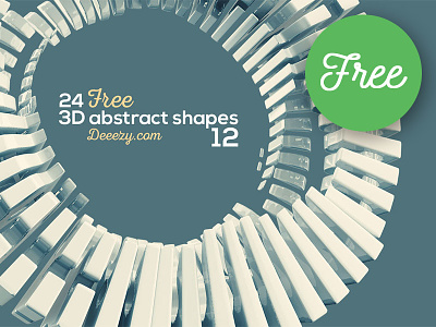 FREE 3D Abstract Shapes 12