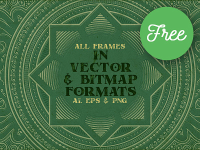 4 Free Square Ornamental Frames