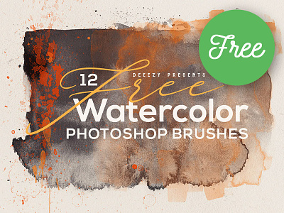 12 Free Abstract Watercolor Brushes abstract abstract shapes artistic backgrounds creative deeezy free free brushes free graphics free shapes watercolor watercolor shapes