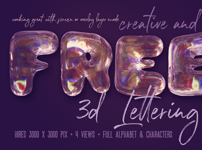 Free Overlay 3D Lettering Deeezy deeezy font free free font free graphics free typography freebie freebies graphics typography