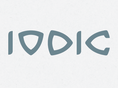 Updated logo for the redesign of my site clean design iodic logo