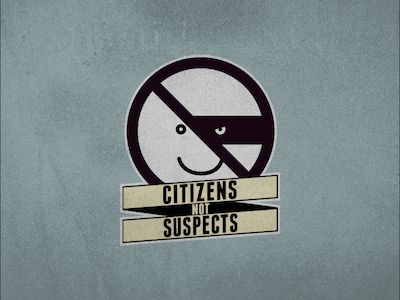 Citizens Not Suspects Logo Concept