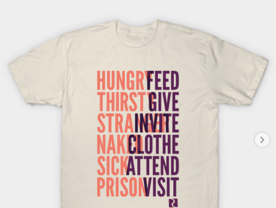 The least of these attend clothe do unto me dream center feed give hungry invite jesus lakeland naked prison sick stanger t shirt thirsty visit