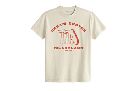 DC Lakeland Stamped Florida Shirt campy dream center florida lakeland non profit t shirt vintage