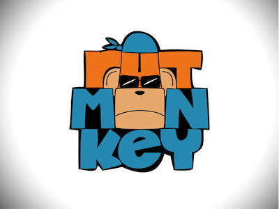 Rut Monkey Logo Concept cartoon logo monkey rut