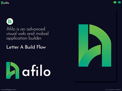 A Letter Logo | afilo app branding design graphic design illustration logo logos minimal modren typography ui ux vector