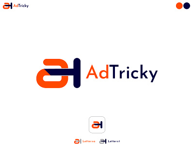 Letter A&T Logo Design | Ad Tricky