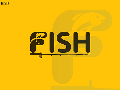 Fish Logo Design branding design fish fish logo fishs graphic design letter logo logo maker logo tipe logos minimalist logo typography vector