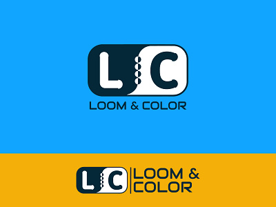 letter L+C | loom & color logo design branding c c logo cl logo design graphic design l l logo lc logo letter logo logos typography vector