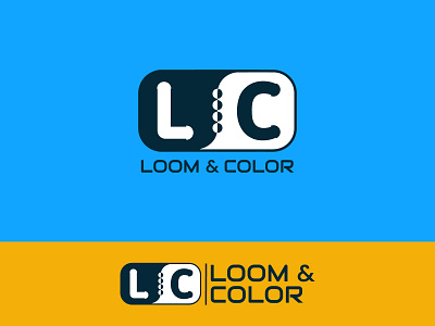 letter L+C | loom & color logo design