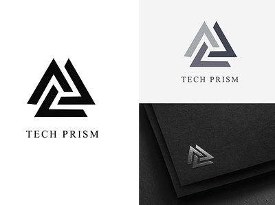 Tech Prism Logo Design branding design logo logofolio logomockup logotype mockup