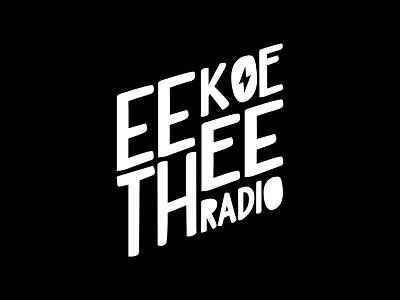 Eekoethee Radio community electronic hand logo radio underground