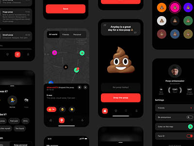 Drop the poop app animation app app design design drop the poop ios mobile poop ui uidesign ux