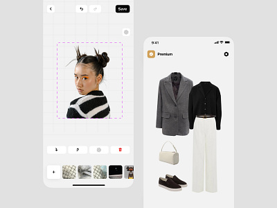 Dress up app app design ios mobile ui uidesign ux