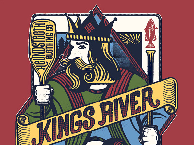 Kings River card king playing river