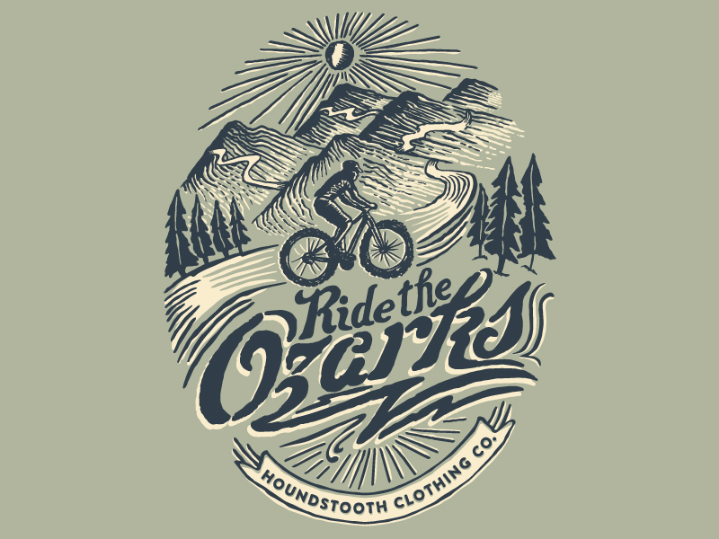 Ride The Ozarks by Kristin Loman on Dribbble