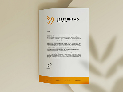 Letterhead mockup business letterhead mockup papper stationary