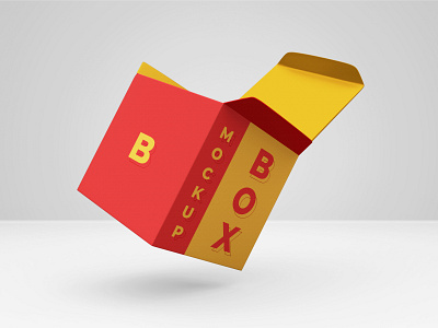 Box Mockup 3d box mockup mockup box packaging