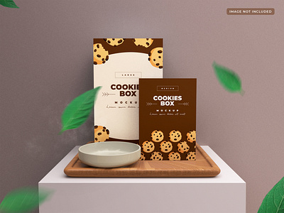 Cookies Box Mockup 3d adobe box cinema4d cookies design illustration mockup packaging
