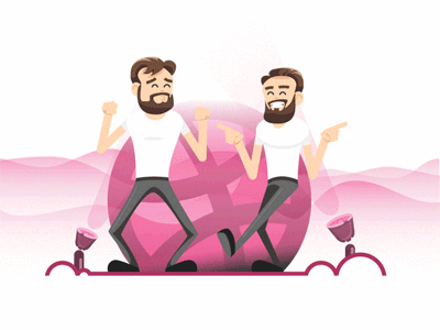 'Ello lovelies ! ae anata creative animated dribbble invite motion party