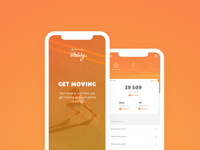 Vitality | Fitness App fitness app redesign concept ui ux design user flow