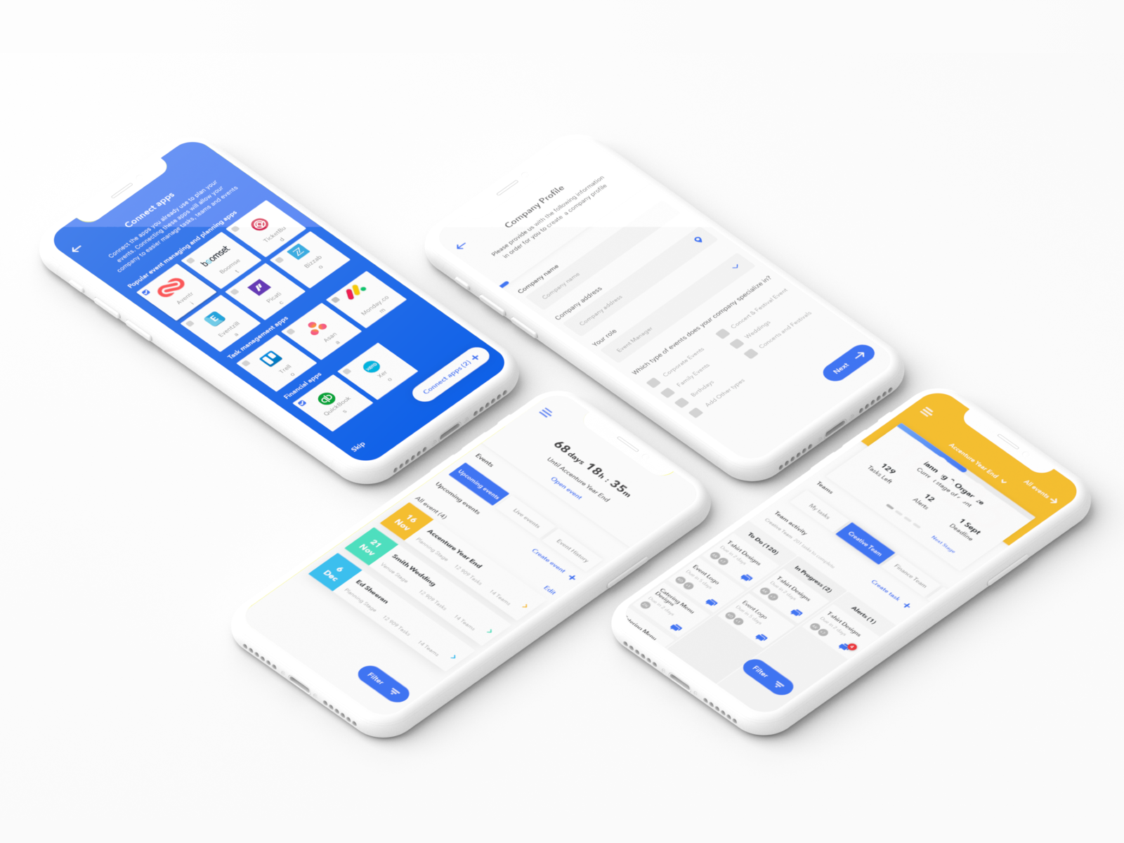 Boundless Event Management App by Zeltonique Damon on Dribbble